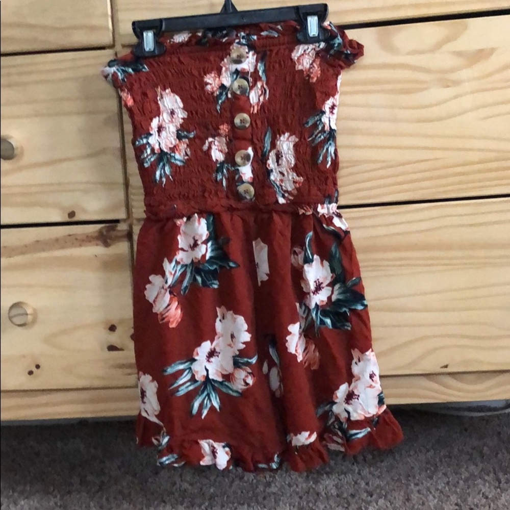 strapless jumpsuit